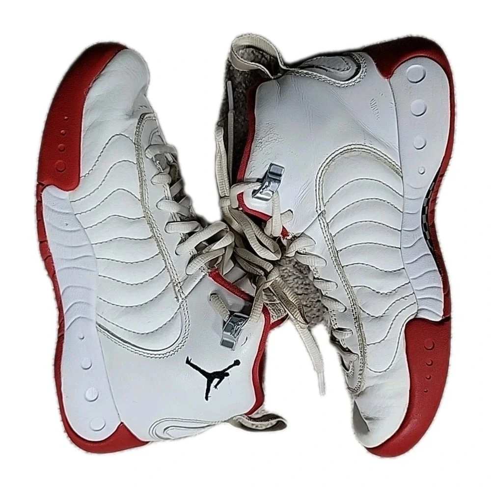 Nike Jordan Jumpman Pro (GS) White Red DQ8436 100 Size 3.5‎